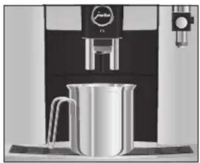 JURA E8 EC - Rinçage de la machine - 1