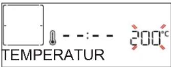 WHIRLPOOL WCW6O7HTB - TEMPERATUR / LEISTUNGSSTUFE - 1