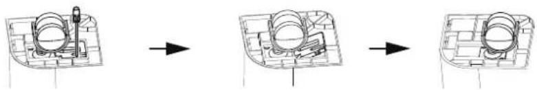 MIDEA MC50MPKBA3RCM - Caster installation and disassembly instructions (some units) - 2