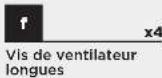 CORSAIR Crystal Series 460X - Contenu du kit d'accessoires - 12
