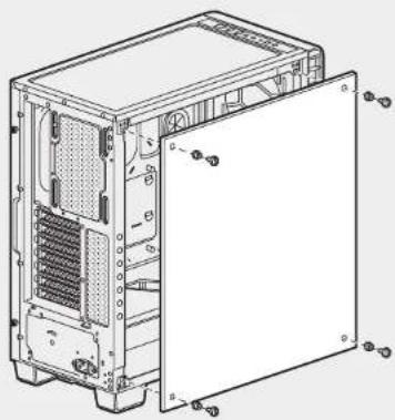 CORSAIR Crystal Series 460X - Abnehmen der Seitenteile - 1
