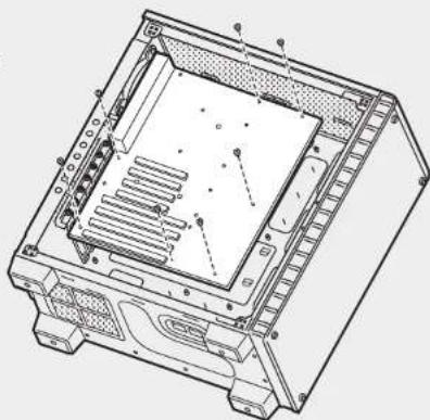 CORSAIR Crystal Series 460X - Montowanie płyty głównej - 2