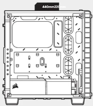 CORSAIR Crystal Series 460X - CRYSTAL SERIES 460X - 1