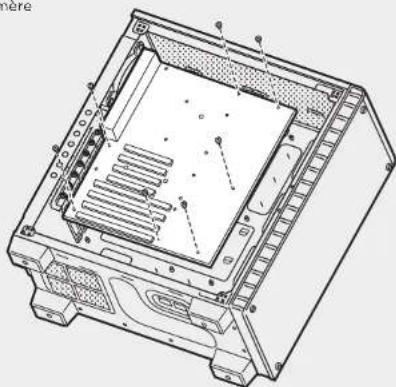 CORSAIR Crystal Series 460X - Installation de la carte mère - 1