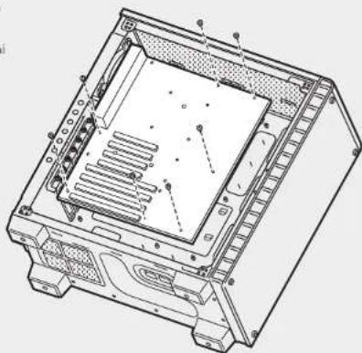 CORSAIR Crystal Series 460X - Installazione della scheda madre - 1