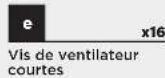 CORSAIR Crystal Series 460X - Contenu du kit d'accessoires - 10