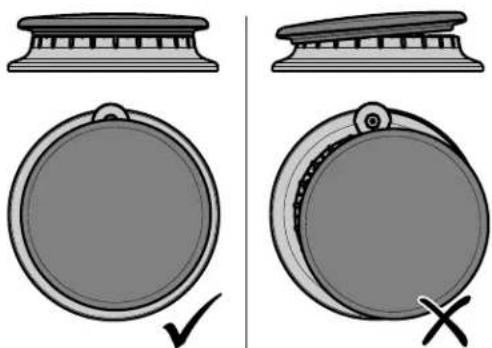 BOSCH NGM8646BS - Burner Base and Burner Cap Placement - 2