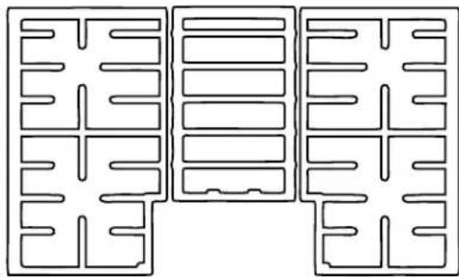 BOSCH NGM8646BS - Installation des grilles du brûleur - 1