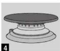 BOSCH NGM8646BS - Installation du chapeau OptiSim® sur le brûleur - 4