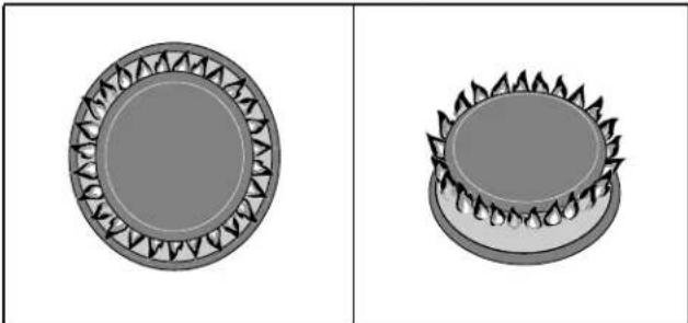 BOSCH NGM8646BS - Positionnement correct du chapeau du brûleur - 1