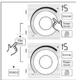 SAMSUNG NZ36K7880SS - Flex zone - 1