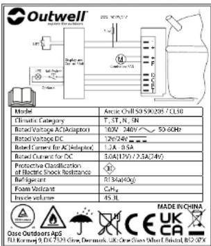 Outwell Arctic Chill 30 - UK: INSTRUCTION MANUAL - 3