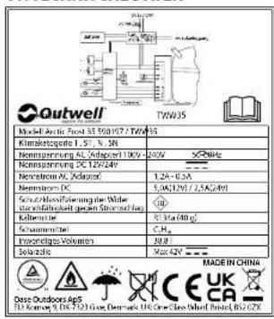 Outwell Arctic Frost 45L - GARANTIE - 1