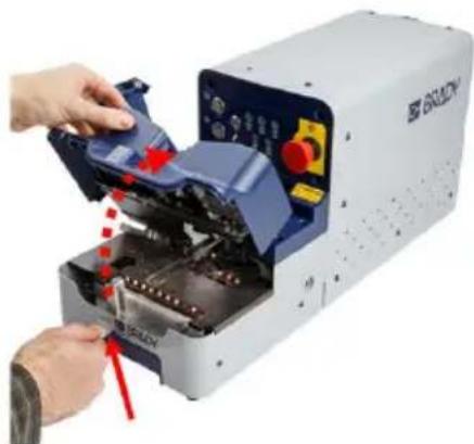 BRADY BSP45 - Formaat van de matrijs/sleeve wijzigen - 6