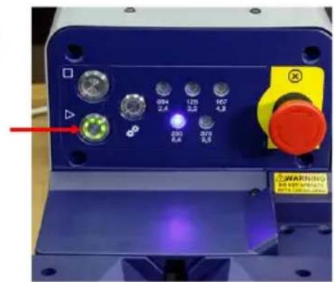 BRADY BSP45 - Etikettenhülle anbringen (IN-PEDAL-UP). - 1