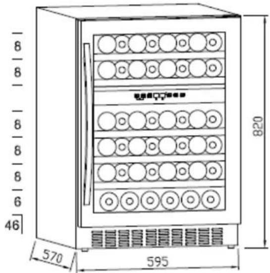 Caviss CLEN246TBE4 - Chargement pour la capacité maximale - 1