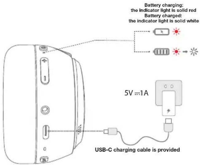 Essentiel B AB1070 - charging the battery - 1