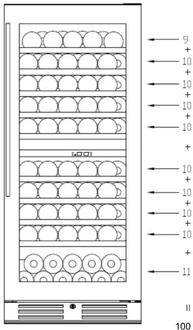 LE CHAI LMN1105 - LMN1105 (Max 110 bouteilles) - 4