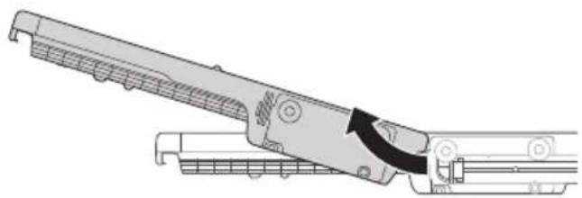 LG DB476TXS - Retrait du compartiment à couverts - 1