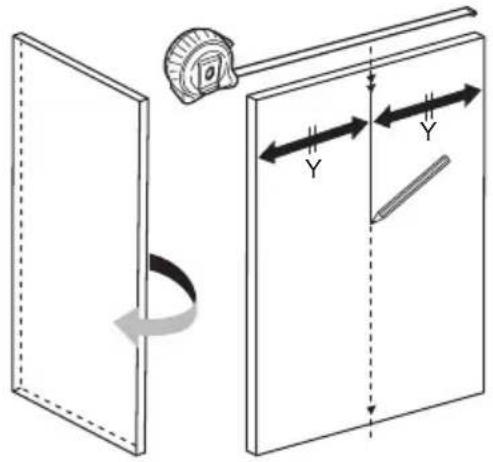 LG DB476TXS - Préparation du panneau de porte - 1