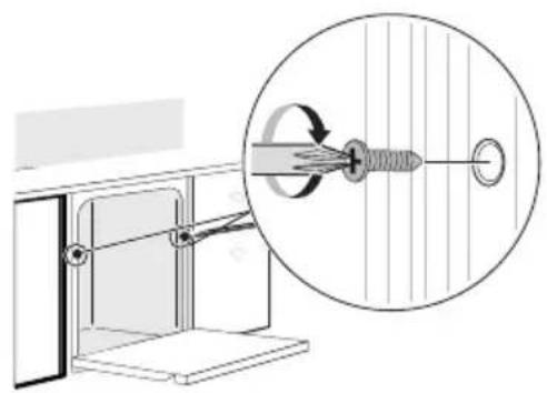 LG DB476TXS - Installation du lave-vaisselle dans le cadre du meuble - 2