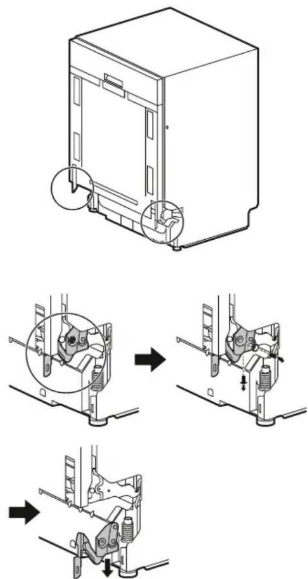 LG DB476TXS - {Cas B} Montage d'une porte fixe - 1