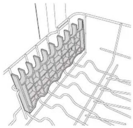LG DB476TXS - Retrait et remontage des supports pour tasses - 1