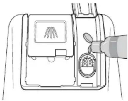 LG DB476TXS - Ajout du produit de rinçage - 2