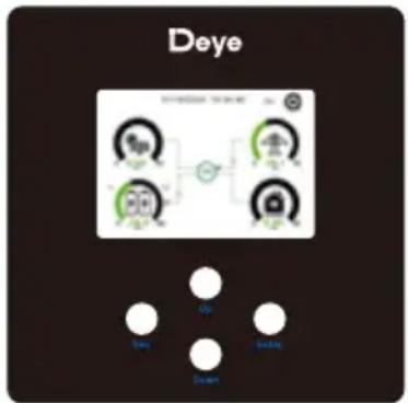 Deye SUN-70K-SG02HP3-EU-EM6 - Panneau de commande et d'affichage - 1