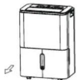 COMFEE Easy Dry 16 - Het verzamelde water verwijderen - 1