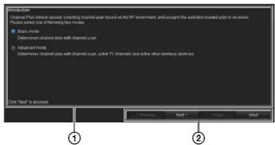 SONY DWX Wireless Studio - ③Zone de l'assistant - 1