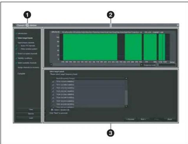 SONY DWX Wireless Studio - Fenêtre [Channel Plan Adviser] - 1