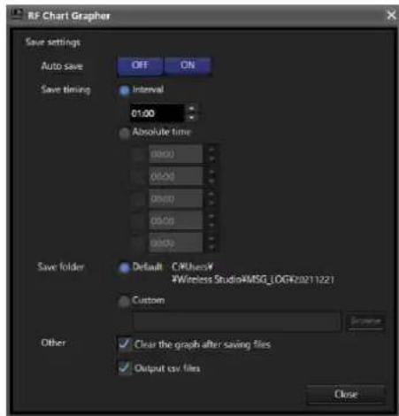 SONY DWX Wireless Studio - Écran [Save settings] - 1