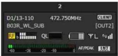 SONY DWX Wireless Studio - Affiche un exemple de la fenêtre [Property] - 2