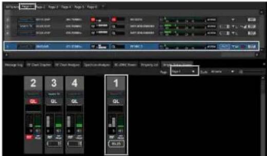 SONY DWX Wireless Studio - Exemple 1 : modification de la position du canal récepteur 1 - 2