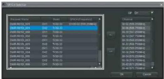 SONY DWX Wireless Studio - Modification des réglages pour plusieurs canaux récepteurs en tant que groupe - 4