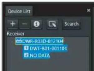 SONY DWX Wireless Studio - Commande des dispositifs à partir de la fenêtre [Property] - 5