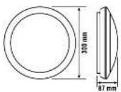 Esylux ALMA WCL 300 OP 1600 830 IP65 - ESYLUX· - 1