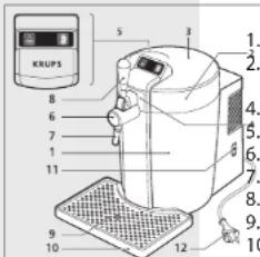 KRUPS Beertender VB7008 - Μέρη της συσκευής - 1