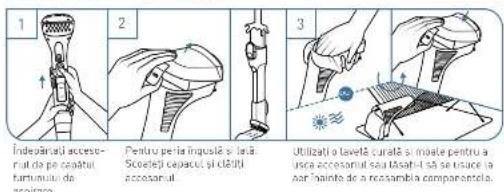 ROWENTA Clean It IN5010 - Curățarea diferitelor componente ale produsului - 1