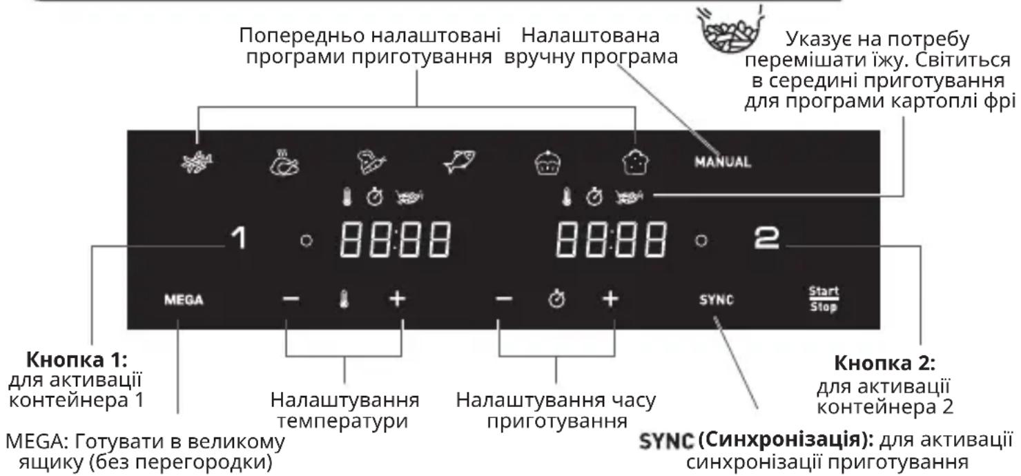 MOULINEX Easy Fry Dual Flex EZ9228 - АВТОМАТИЧЕСКИЕ ПРОГРАММЫ - 7