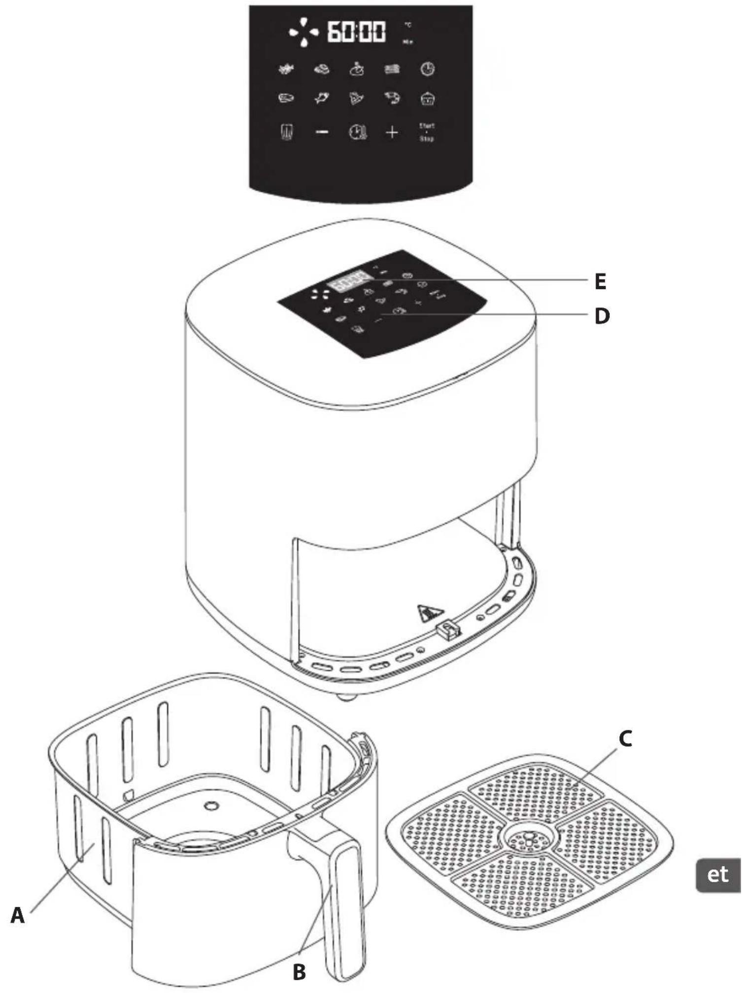 MOULINEX Easy Fry Max EZ245H - DEPANARE - 1