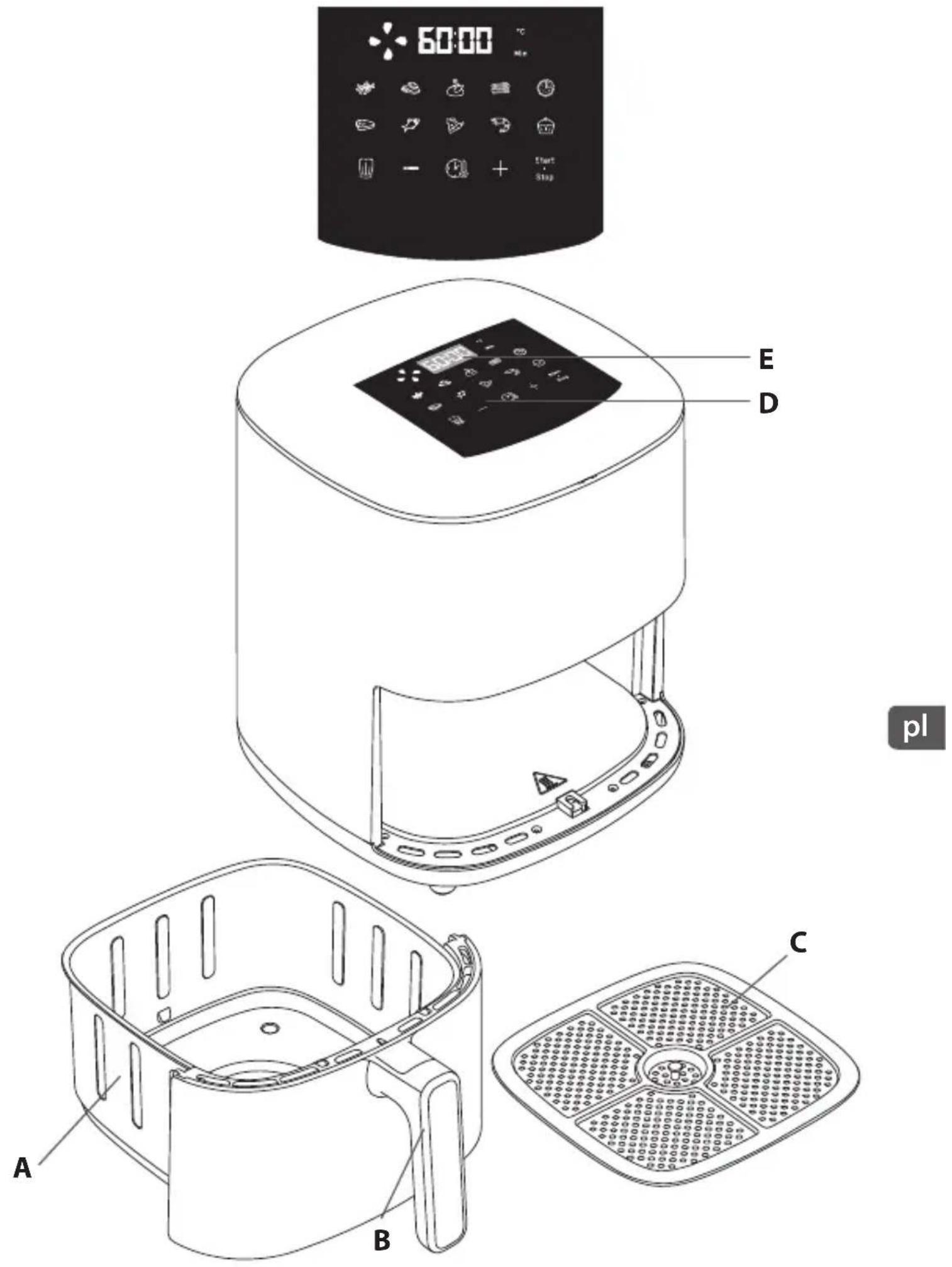 MOULINEX Easy Fry Max EZ245H - ODPRAVLJANJE TEŽAV - 1