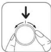 MOULINEX Easy Fry AL556D - Draaiknop - 1