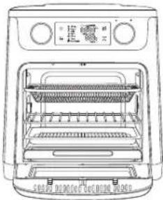 MOULINEX Easy Fry AL556D - Posición de los accessorios - 1