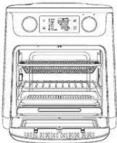 MOULINEX Easy Fry AL556D - Umiestnenie príslušenstva - 1