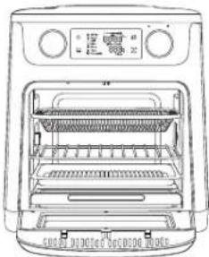 MOULINEX Easy Fry AL556D - Posição dos acessórios - 1
