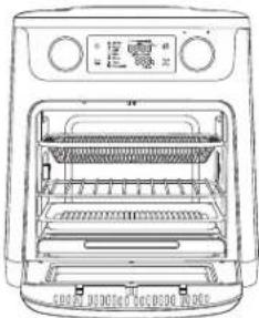 MOULINEX Easy Fry AL556D - Ułożenie akcesoriów - 1