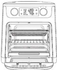 MOULINEX Easy Fry AL556D - Positie van accessoires - 1