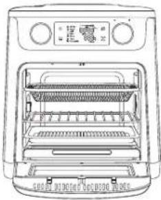 MOULINEX Easy Fry AL556D - Розташування аксесуарів - 1